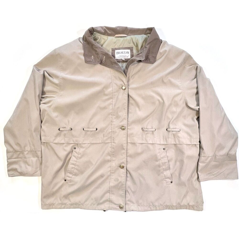 Braetan Plus 3X Beige Polyester Coat